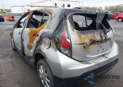 2017 Toyota Prius C Two from USA, damaged, VIN JTDKDTB38H1596549